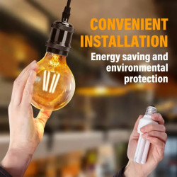 Żarówka LED G80 E27 6W 2200K bursztynowa 600lm do wnętrz