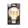 Żarówka LED G80 E27 6W 2200K bursztynowa 600lm do wnętrz