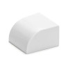 Zaślepka kwadratowa PVC biała 25x16 mm 4 sztuki do listew