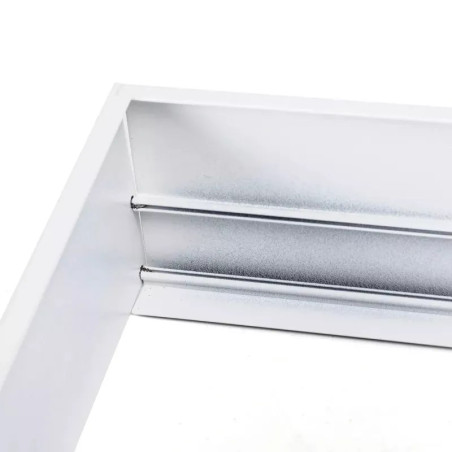 Rama natynkowa aluminiowa 300x1200 mm do paneli LED biała