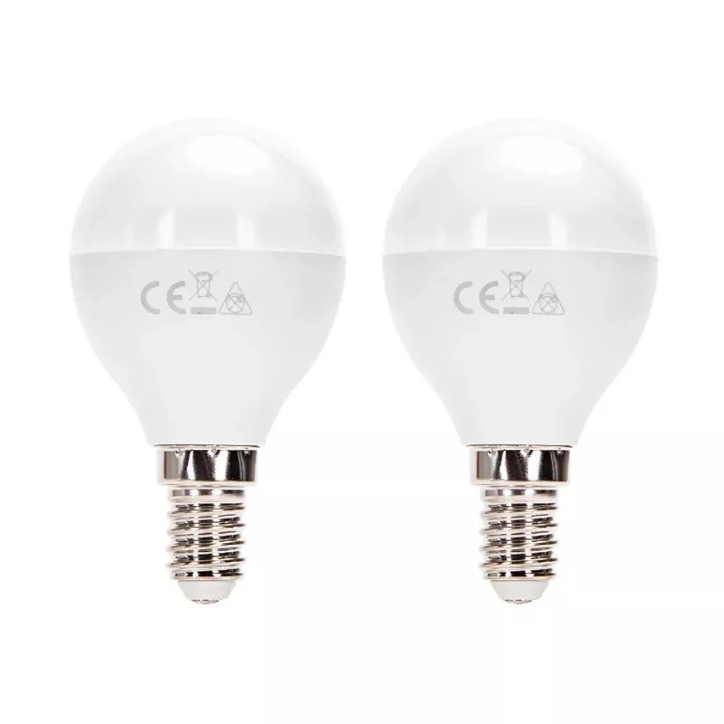 Żarówka LED G45 10W 3000K E14 2 sztuki biała
