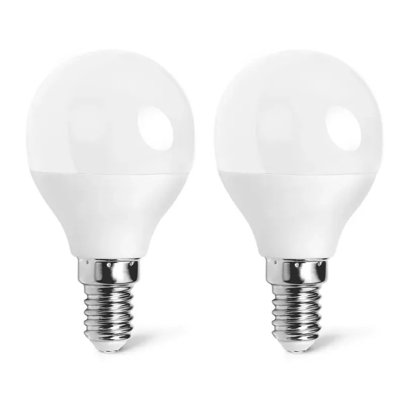 Żarówki LED G45 E14 4.9W 3000K ciepłe światło 2 sztuki