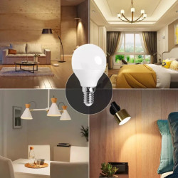 Żarówki LED G45 E14 4.9W 3000K ciepłe światło 2 sztuki