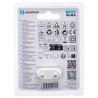 Lampka nocna LED 0,5W 6500K 30lm z wyłącznikiem biała IP20