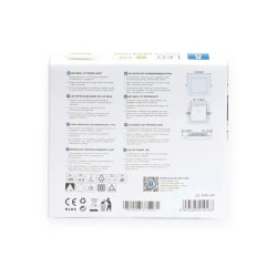 Panel LED podtynkowy kwadratowy 6W 4000K 620lm biały