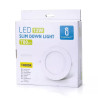 Oprawa sufitowa LED wpuszczana 12W 4000K neutralna barwa biała
