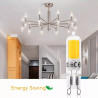 Żarówka LED G9 4W 6500K 450lm szklana biała zimna barwa