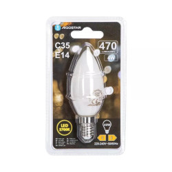 Żarówka LED C35 E14 4W 2700K mlecznobiała ciepłe światło