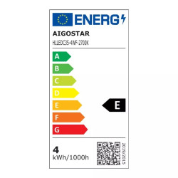 Żarówka LED C35 E14 4W 2700K mlecznobiała ciepłe światło
