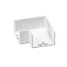 Kolanko płaskie PVC białe 25x16 mm gięte 4 sztuki do wnętrz