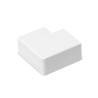 Kolanko płaskie PVC białe 25x16 mm gięte 4 sztuki do wnętrz