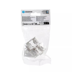 Kolanko wewnętrzne białe do listew PVC 25x16 mm zestaw 4 sztuk