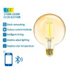 Żarówka LED Bluetooth Mesh G125 E27 6W regulacja barwy 2700-6500K