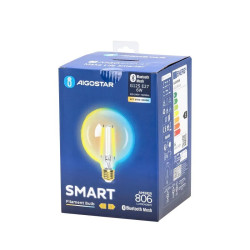 Żarówka LED Bluetooth Mesh G125 E27 6W regulacja barwy 2700-6500K
