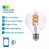Żarówka LED 6W E27 G95 regulacja barwy 2700-6500K Bluetooth Mesh
