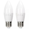 Żarówki LED E27 12W 3000K ciepłe światło 2 sztuki C37