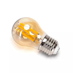 Żarówka LED Filamentowa G45 E27 8W 2200K bursztynowa ciepła barwa