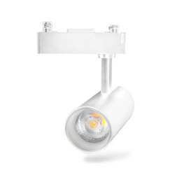Reflektor LED szynowy 15W 4000K 1700lm biały cylindryczny korpus