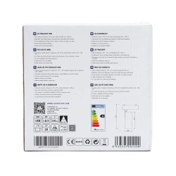 Reflektor LED szynowy 15W 4000K 1700lm biały cylindryczny korpus