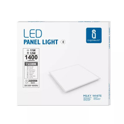 Panel LED 12W 1400lm zimna barwa 6500K biały do wnętrz