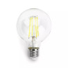 Żarówka LED filamentowa G80 E27 8W 6500K zimna barwa światła