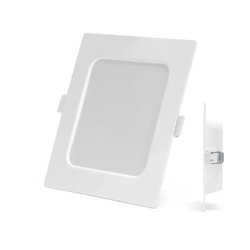 Panel LED kwadratowy 9W 4000K strumień 1000 lm do montażu podtynkowego