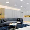 Panel LED podtynkowy 24W 6500K biały 2700lm kwadratowy