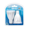 Żarówki LED GU10 15W 6500K zimna barwa 2 sztuki 100° kąt