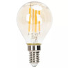 Żarówka LED 4W E14 G45 2200K bursztynowa ściemnialna 400lm