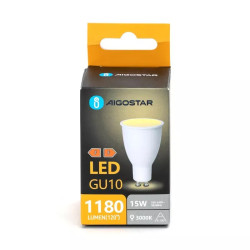Żarówka LED GU10 15W 3000K ciepła barwa biała do wnętrz