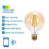Żarówka LED E27 6W z regulacją barwy ciepłe i zimne światło
