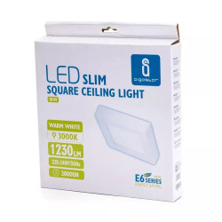 Panel natynkowy LED 18W 3000K 1880lm biały kwadratowy