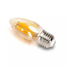 Żarówka LED filament E27 8W ciepłe 2200K 880lm bursztynowa