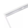 Rama natynkowa biała 1200x600 mm do paneli LED z aluminium