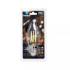 Żarówka LED C35 E27 8W 6500K zimna barwa 880 lm szklana