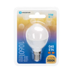 Żarówka LED G45 11W E14 3000K 1060 lm do wnętrz
