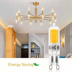 Żarówka LED G9 2,2W 3000K ciepła 250lm szkło 360°