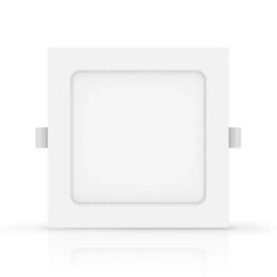 Panel LED podtynkowy 9W 3000K 920lm biały kwadratowy do wnętrz