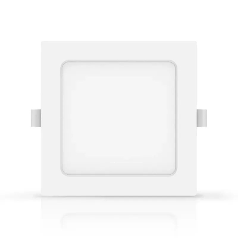 Panel LED podtynkowy 9W 3000K 920lm biały kwadratowy do wnętrz