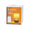 Lampa stołowa ceramiczna E14 40W biały jasny cyjan 225mm