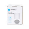 Lampa stołowa ceramiczna E14 40W biały jasny cyjan 225mm