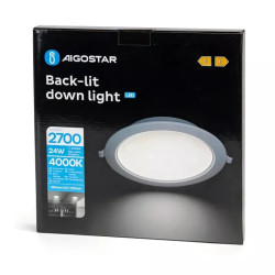 Panel LED 24W 4000K 2700lm podtynkowy biały do wnętrz
