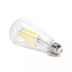 LED żarówka ST64 6W E27 CCT Bluetooth mesh 2 sztuki przezroczysta