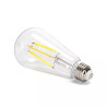 LED żarówka ST64 6W E27 CCT Bluetooth mesh 2 sztuki przezroczysta