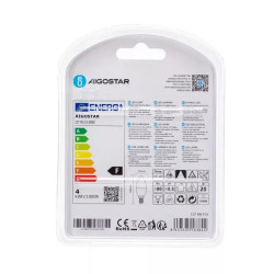 Żarówka LED świeczka C37 E14 4W zimna barwa 6500K 2 sztuki