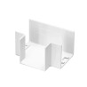 Kolanko trójnikowe PVC 40x40 mm białe do listew 4 sztuki