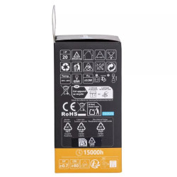 Żarówka LED E27 10W RGB + 3000K 950 lm z pilotem IR do wnętrz