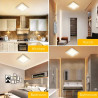 Panel natynkowy LED kwadratowy 6W 3000K 525lm biały plastik