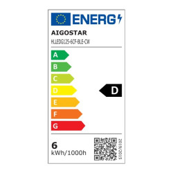 Żarówka LED G125 bluetooth 6W E27 2700-6500K regulacja barwy