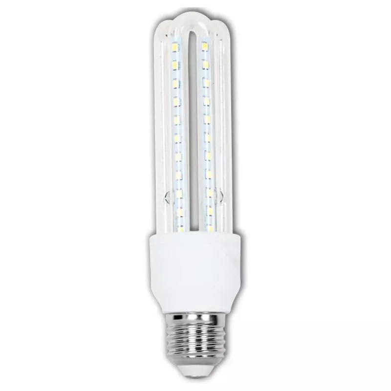 Żarówka LED 12W E27 1180lm zimna 6500K w kształcie U ze szkła